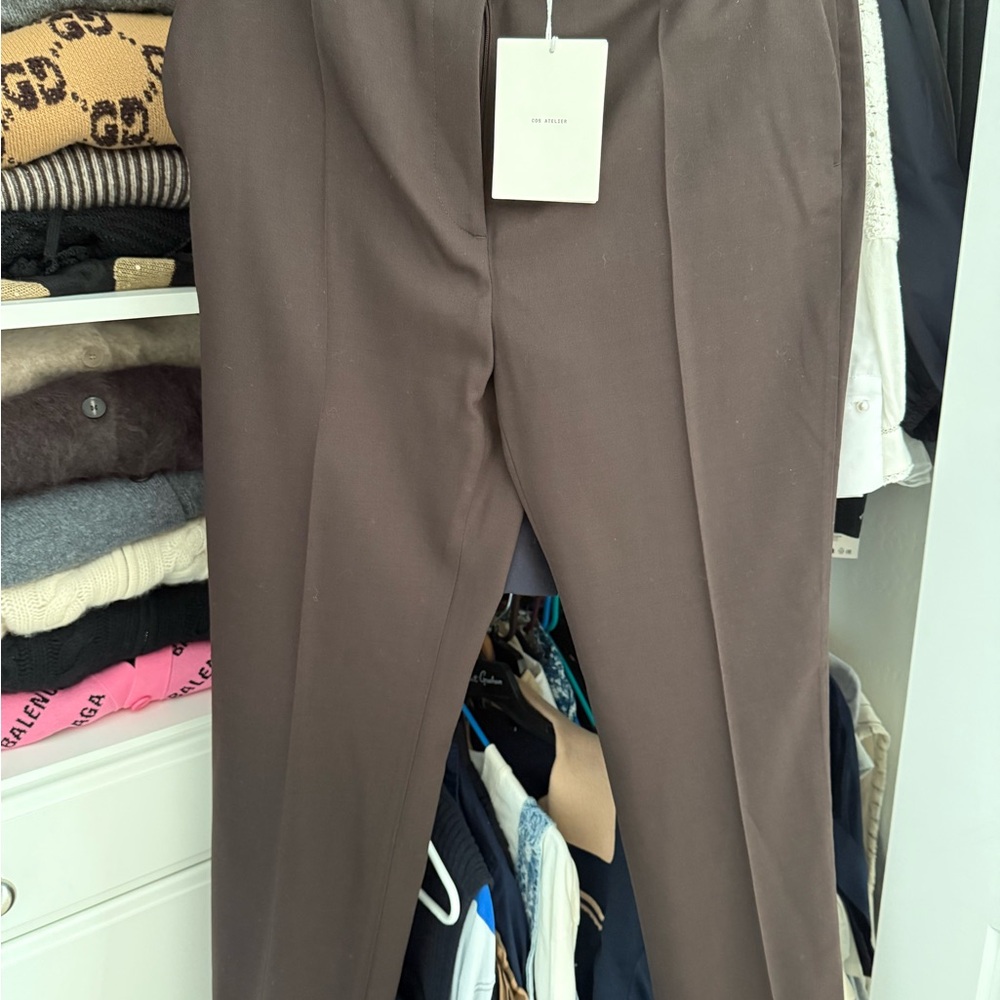 COS Brown Women's Dress Pants